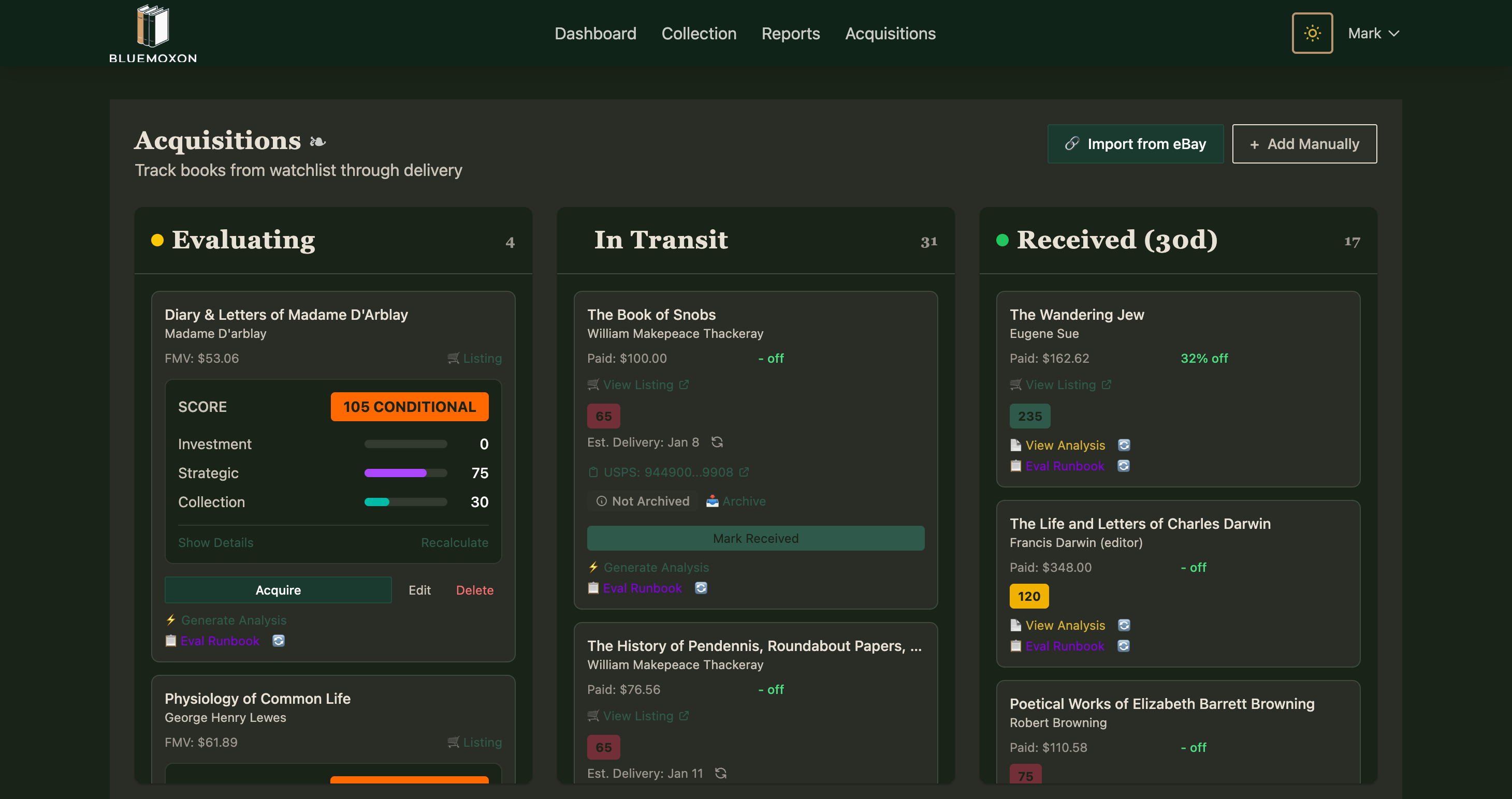 Dark Mode Acquisitions